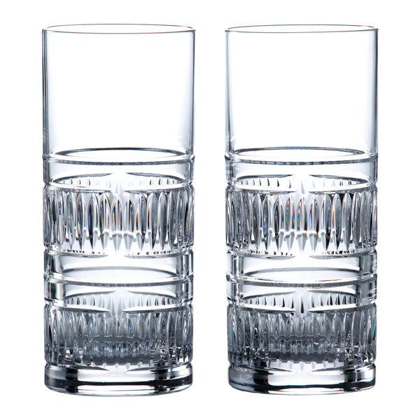 Royal Doulton Radial Royal Doulton 320ml Lead Free Crystal Highball Glass Glassware Set